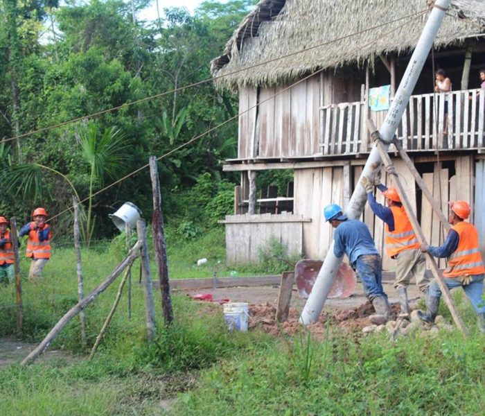 Campaña de electrificación rural en Perú cierra el año con convocatoria para Región Loreto