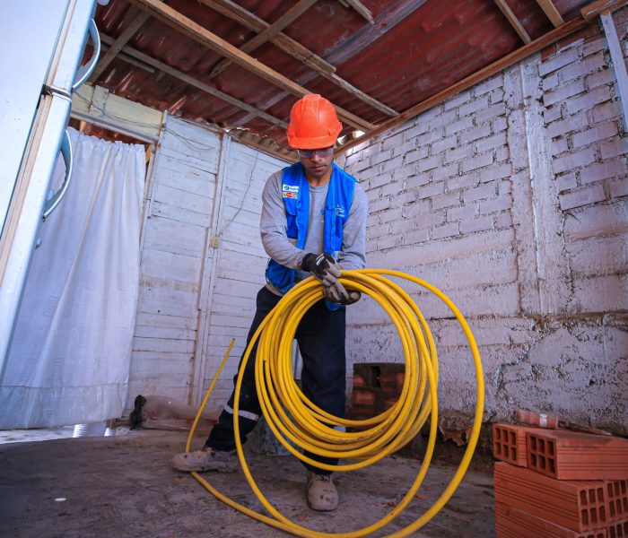 Ejecutivo dio inicio a construcción de redes de gas natural en el país