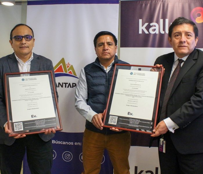 Antapaccay recibe distinción por el suministro energético 100% renovable de sus operaciones