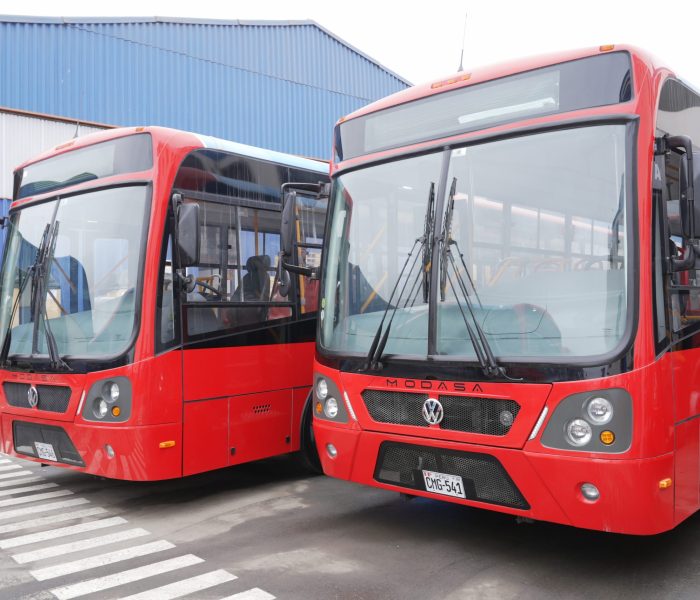 Modasa entrega 34 buses modelo Titán Urbano a GNV a la Empresa de Transportes El Rápido