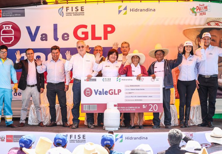 Más de 1 millón 400 mil hogares accederán a descuento de GLP