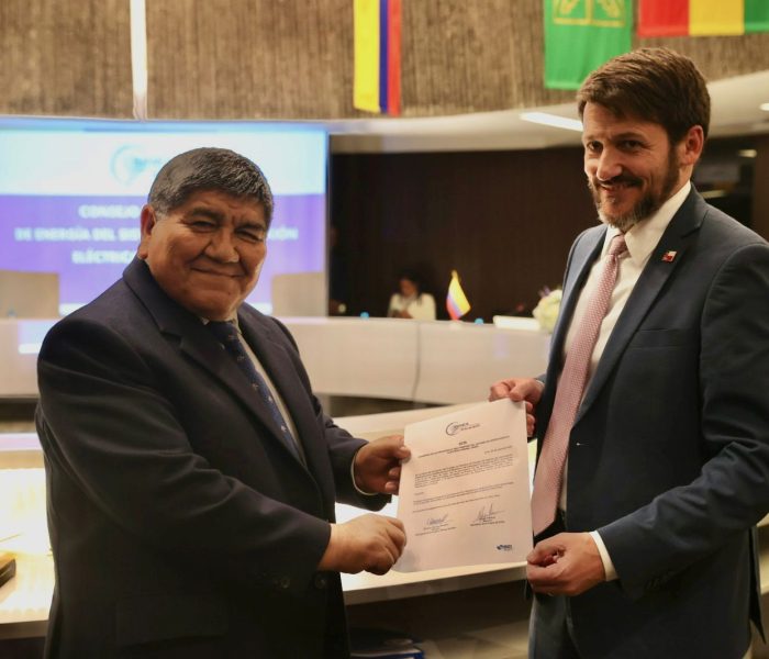 Perú traspasó a Chile presidencia Pro tempore del Sistema de Interconexión Eléctrica Andina