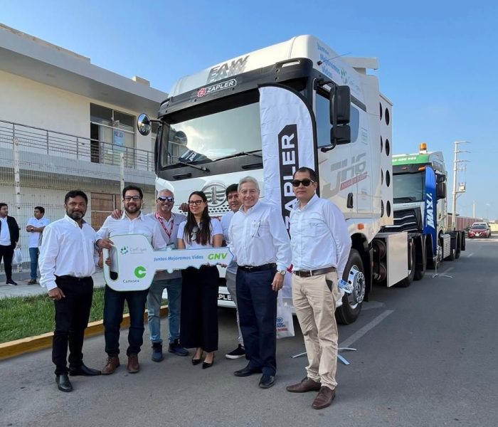 Transportistas iqueños acceden a unidades de carga pesada a GNV mediante financiamiento promovido por Camisea y Contugas