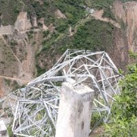 Violencia en La Libertad: mineros informales derriban otra torre de energía de La Poderosa