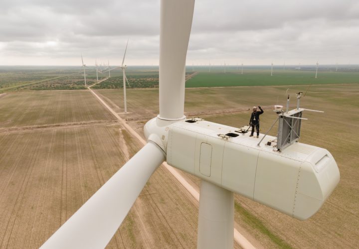 Wind Turbine at Las Majadas Wind, Snyder, Tx