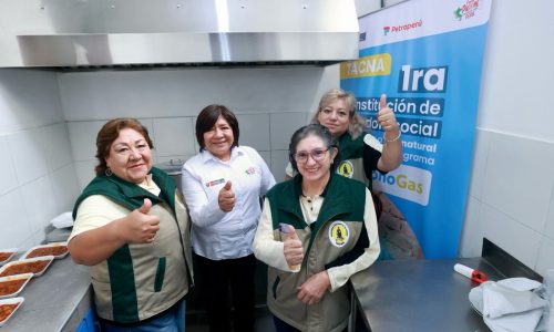Inauguran conexión de primer comedor popular con gas natural en Tacna