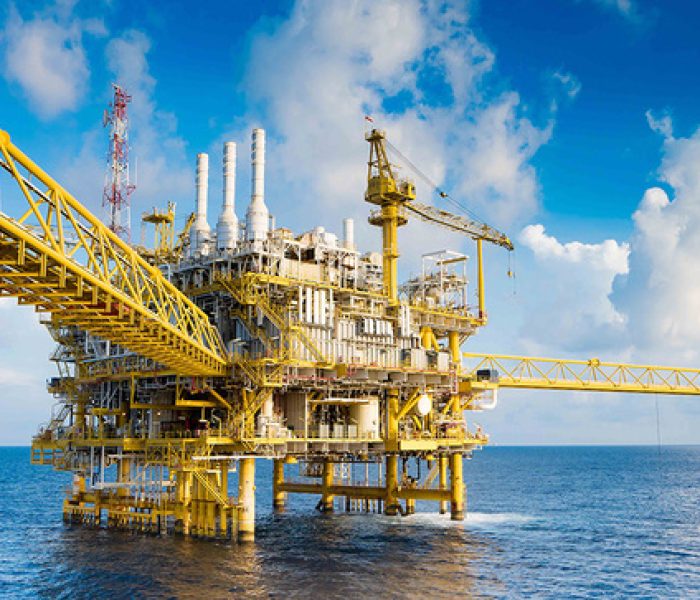 Oil and gas production platform, Oil and Gas  production and exploration business in the gulf of Thailand.