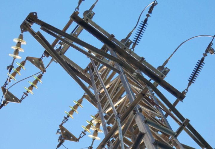 metal towers for transporting electricity, engineering works